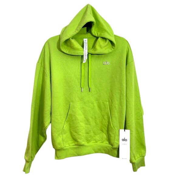 ALO Yoga Tops - Alo Yoga Accolade Hoodie Celery Green Women's Size Small  New